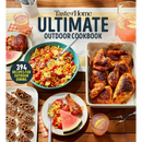Cover of the Taste of Home Ultimate Outdoor Cookbook: Taste of Home Ultimate Outdoor Cookbook Summer Grilling and Picnic Recipes 320 Pages Includes 394 Cookout Fav - Paperback, featuring grilled chicken, corn salad, watermelon, and pretzel bars.