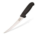 Explore the Chef's Knife from SpitJack's Barbecue Knife Bundle, complete with a sleek black handle that's perfect for any kitchen task.