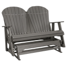 Kanyon Living Poly Lumber 4 foot Adirondack Glider Bench in Driftwood Grey at DDR BBQ Supply