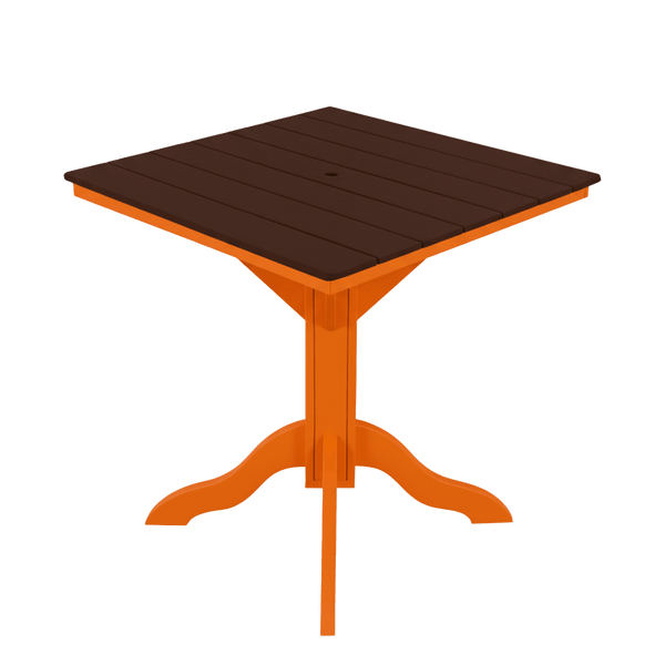 Rustic Poly Lumber Outdoor Dining Table