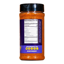 DDR BBQ Supply Killer Hogs AP Seasoning bottle showing nutrition facts and ingredients label on a white background.