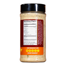 DDR BBQ Supply Malcom's Bird Brine seasoning jar showing nutrition facts and instructions on the back label