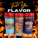 Customizable Meat Church Pick Your 3 Pack BBQ rub trio for brisket, chicken, ribs, and more at DDR BBQ Supply
