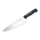 The Messermeister Custom Chef's Knife - 8" features a sharp, all-purpose stainless steel blade and a dark ergonomic riveted handle, shown on a white background.