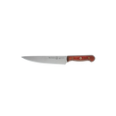 The Messermeister Custom Red Utility Knife - 6" features a sharp stainless steel blade and ergonomic handle, ideal for kitchen prep, shown on a plain white background.