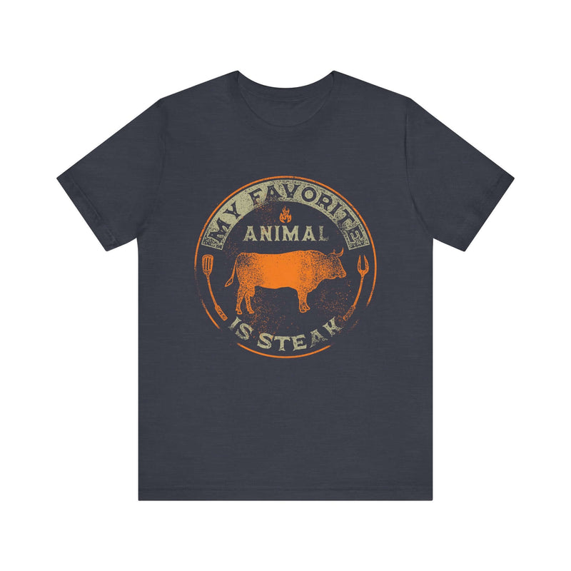 My Favorite Animal is Steak T-Shirt for BBQ and Grill Lovers