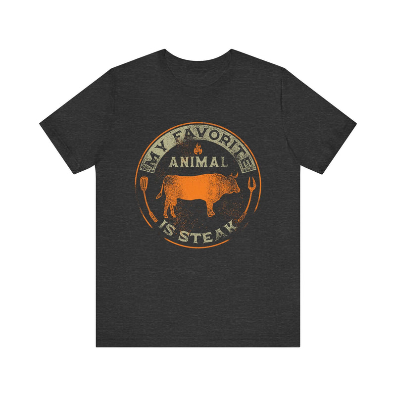 My Favorite Animal is Steak T-Shirt for BBQ and Grill Lovers