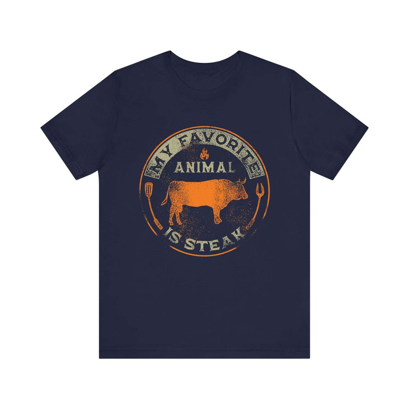 My Favorite Animal is Steak T-Shirt for BBQ and Grill Lovers