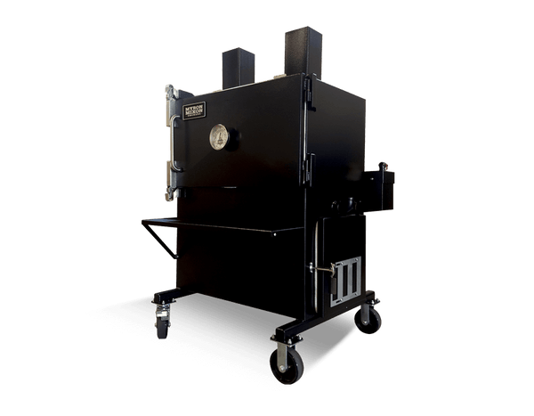 Myron Mixon MMS-36 H2O Water Smoker with insulated firebox and water pan for even, moist smoking