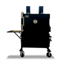 Myron Mixon MMS-36 H2O Water Smoker with insulated firebox and water pan for even, moist smoking