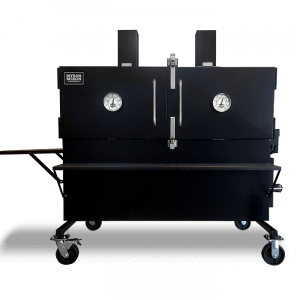 Myron Mixon MMS-60 H2O Water Smoker with patented water pan and high-capacity charcoal design for competition-level BBQ