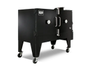 Myron Mixon RFG-72XC Gravity-Fed Smoker view of the left side