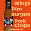 Myron Mixon Sweet Heat Mustard Sauce with tangy-sweet flavor and mild heat for BBQ ribs and pork