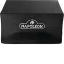 The Napoleon Grills 18-Inch Built-In Side Burner Grill Cover (61818) is a black, rectangular cover with "Napoleon" and a white flame logo on the front, designed to protect large outdoor grills or 18-inch side burners.