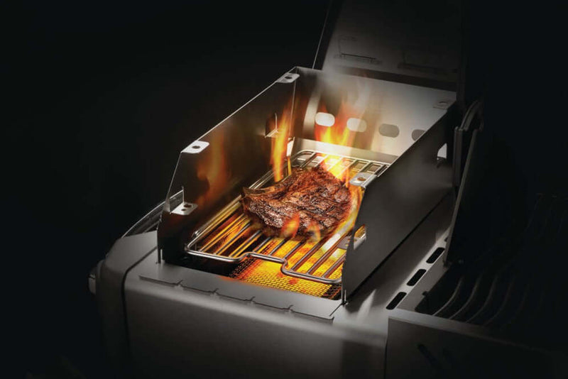 Napoleon 71301 Large Side Burner Windshield and Skewer Rack at DDR BBQ Supply