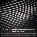 Napoleon Built-In 700 Series 32-Inch Propane Gas Grill with Infrared Rear Burner - Stainless Steel grates shown. 