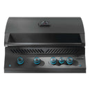 Napoleon Built-In 700 Series 32 Phantom matte black gas grill with infrared rotisserie and LED backlit knobs