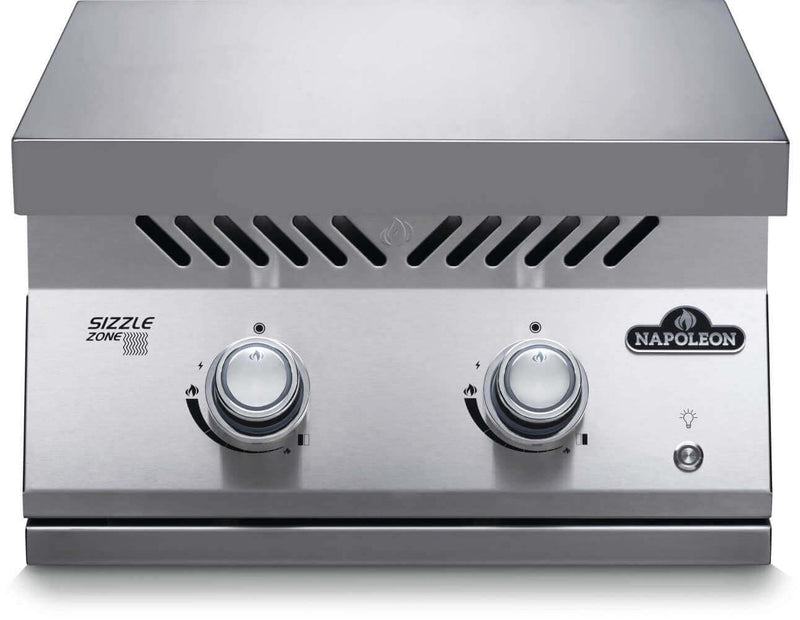 Napoleon Grills Built-In 700 Series Dual Infrared Burner with Stainless Steel Cover for outdoor kitchens at DDR BBQ Supply
