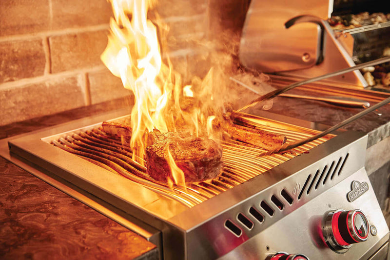Napoleon Grills Built-In 700 Series Dual Infrared Burner with Stainless Steel Cover for outdoor kitchens at DDR BBQ Supply