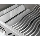 Napoleon Built-in Prestige PRO 665 RB grill with smoker tray, rotisserie, and rear infrared burner for luxury outdoor kitchens