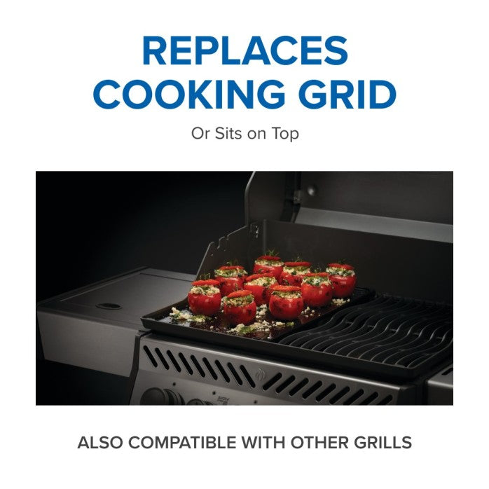 Napoleon Enameled Cast Iron Reversible Griddle Accessory for Prestige and PRO 500 grills at DDR BBQ Supply