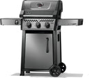 Napoleon Freestyle 365 Natural Gas Grill F365DNGT a 3-Burner Compact Gas Grill with Folding Shelves, JETFIRE Ignition, and Cast Iron Grates from DDR BBQ Supply