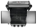 Napoleon Freestyle 365 Natural Gas Grill F365DNGT a 3-Burner Compact Gas Grill with Folding Shelves, JETFIRE Ignition, and Cast Iron Grates from DDR BBQ Supply