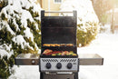 Napoleon Freestyle 365 Natural Gas Grill F365DNGT a 3-Burner Compact Gas Grill with Folding Shelves, JETFIRE Ignition, and Cast Iron Grates from DDR BBQ Supply