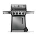 Napoleon Freestyle 425 Gas Grill a 4-Burner Grill with JETFIRE Ignition, Folding Shelves, and Cast Iron Grates from DDR BBQ Supply