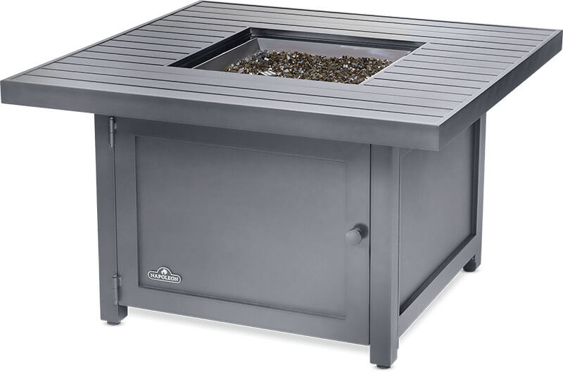Napoleon Hamptons Square Patioflame Fire Table HAMP2-GY at DDR BBQ Supply