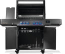 Napoleon Phantom Prestige 500 Connected Grill with WiFi, Bluetooth, infrared side and rear burners, and integrated rotisserie kit