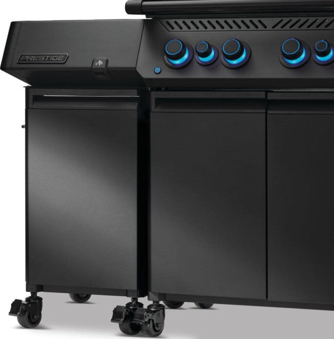 Napoleon Phantom Prestige under grill storage carts matte black cabinets 68004 DDR BBQ Supply