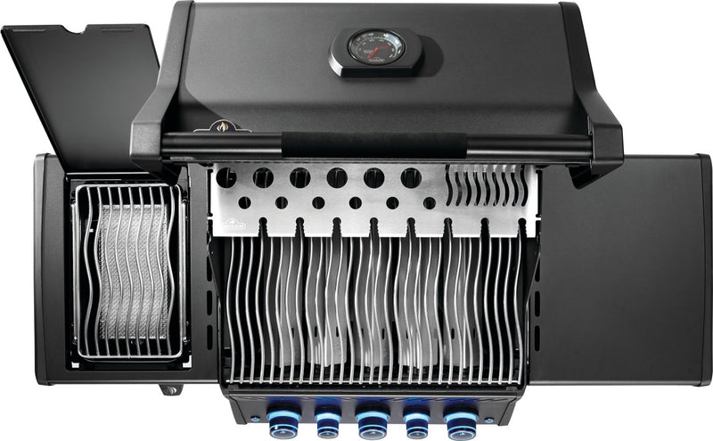 Napoleon Phantom Rogue PRO-S 425 Matte Black Gas Grill with Infrared Side and Rear Burners at DDR BBQ Supply
