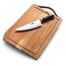 Napoleon Premium Cutting Board and Knife Set 70066 acacia wood board with chef knife DDR BBQ Supply