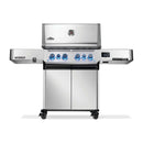 Napoleon Prestige 500 Connected RSIB gas grill with smart Wi-Fi control, rotisserie, and infrared burners