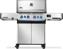 Napoleon Prestige 500 Connected RSIB gas grill with smart Wi-Fi control, rotisserie, and infrared burners