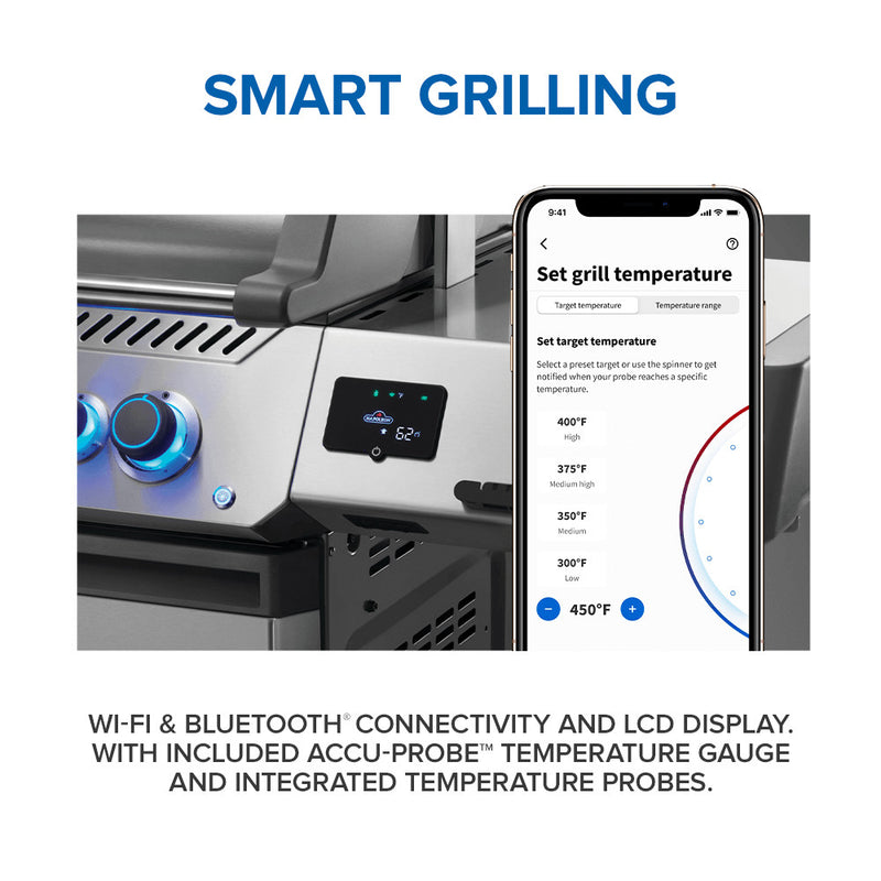 Napoleon Prestige 665 Connected RSIB Gas Grill P665VXRSIBNSS P665VXRSIBPSS DDR BBQ Supply