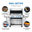 Napoleon Prestige 665 Connected RSIB Gas Grill P665VXRSIBNSS P665VXRSIBPSS DDR BBQ Supply