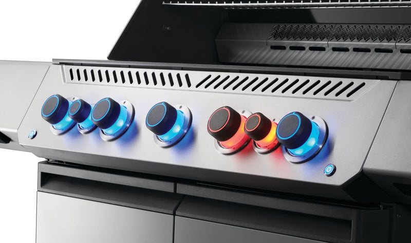 Napoleon Prestige 665 Stainless Steel Gas Grill with Infrared Side and Rear Burners at DDR BBQ Supply
