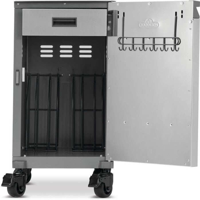 Napoleon Prestige under grill storage carts stainless steel cabinets 68003 DDR BBQ Supply