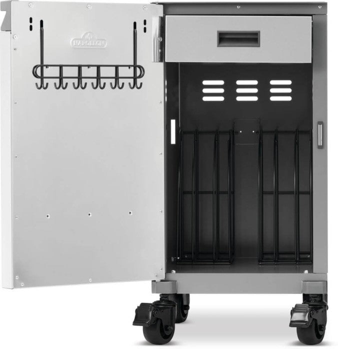 Napoleon Prestige under grill storage carts stainless steel cabinets 68003 DDR BBQ Supply