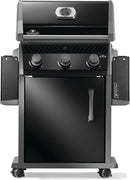 Napoleon Rogue 425 Gas Grill a 3-Burner Stainless Steel Grill with JETFIRE Ignition, WAVE Grids, Folding Shelves, and Dual-Level Sear Plates from DDR BBQ Supply