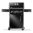 Napoleon Rogue 425 Gas Grill a 3-Burner Stainless Steel Grill with JETFIRE Ignition, WAVE Grids, Folding Shelves, and Dual-Level Sear Plates from DDR BBQ Supply