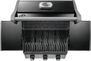 Napoleon Rogue 425 gas grill with foldable side shelves and porcelain cast iron grates at DDR BBQ Supply
