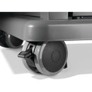 Napoleon Rogue 425 stainless steel gas grill with foldable side shelves and cast iron grates at DDR BBQ Supply