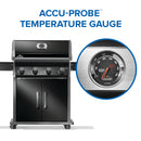 Napoleon Rogue 525 Gas Grill a 4-Burner Stand Alone Grill with JETFIRE Ignition, Folding Shelves, and Dual-Level Sear Plates from DDR BBQ Supply