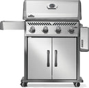 Napoleon Rogue 525 stainless steel gas grill with four burners available at DDR BBQ Supply