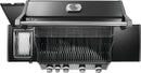Napoleon Rogue PRO 525 black gas grill with infrared side burner available in propane or natural gas at DDR BBQ Supply