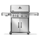 Napoleon Rogue PRO 525 stainless steel gas grill with infrared side burner and stainless steel cooking grates available in propane or natural gas at DDR BBQ Supply