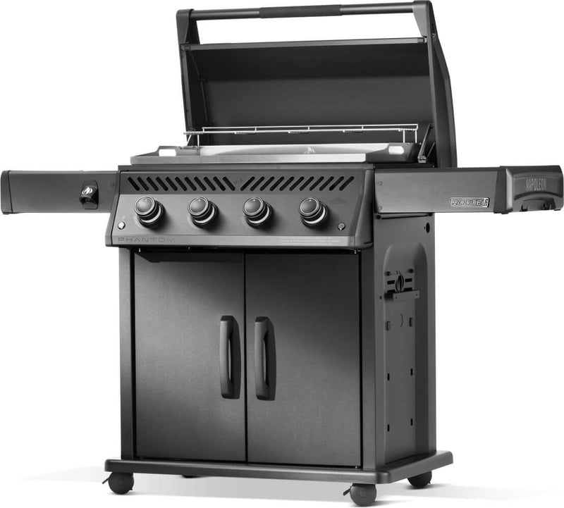 Napoleon Rogue PRO Phantom 30 Inch Griddle outdoor gas griddle with stainless steel cooktop at DDR BBQ Supply. 